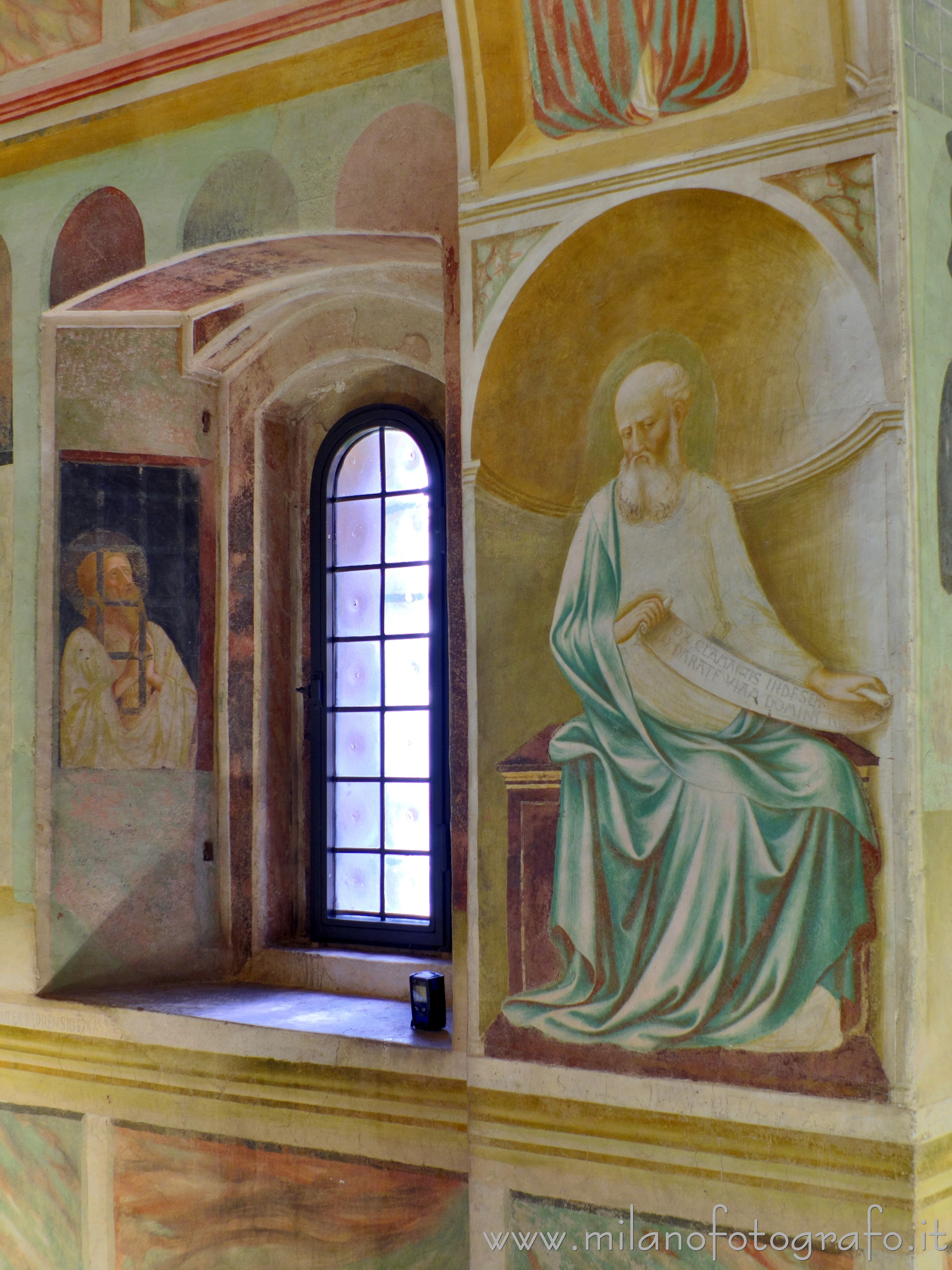 Castiglione Olona (Varese, Italy) - Window in the right wall of the baptistery of the Collegiate Church of the Saints Stephen and Lawrence - Full resolution picture